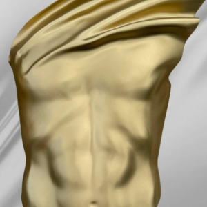 Custom Made Men's Gold Corset For Festival Stage Performance Dancers Gold Theme Man Warrior Fashion Armor For Men Avant Garden Clothing